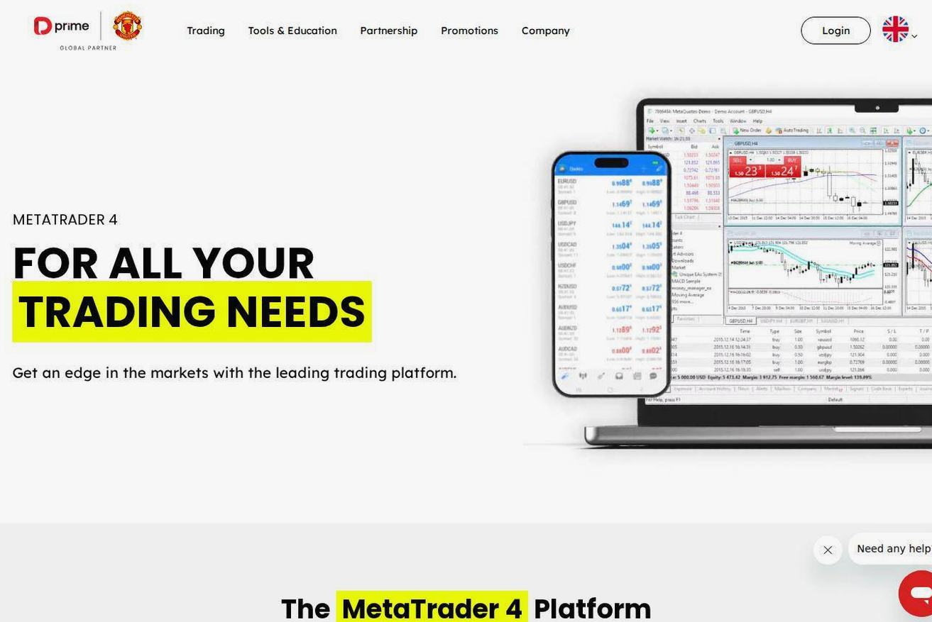 The platform page on the Doo Prime website